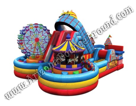 Amusement Park themed obstacle course rentals Phoenix Arizona